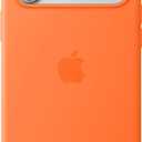 Apple iPhone 17 Pro Max Silicone Case with MagSafe and Camera Control: Lightweight Phone Case, Wireless Charging Compatible, Smooth Matte Finish; Orange