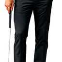 Tommy Hilfiger Men's Modern-Fit Comfort Stretch Performance Pant (38W x 30L, Black)