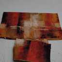 HWY 50 Burnt Orange Chenille Throw Pillow Covers 12x20 Inch with Triple Buttons, Soft Fall Farmhouse Accent Decorative Cushion Cases for Couch Sofa Bed Living Room Pack of 2 Rectangle