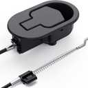 1 Set Recliner Replacement Parts, Durable Recliner Release Pull Handle with Recliner Pull Cable, Repair Replacement Parts Compatible with Most Furniture of Recliner Chair Sofa Couch (Plastic)