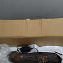 Electric Fireplace Logs Realistic Flame Effect Candle LED Flame Light USB Powered Electric Fireplace Remote Control Fireplace Placement Home Decoration 12.4*5.91*7.87 In No Heat Function (Large)