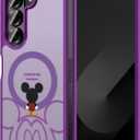 Threehundred for Samsung Galaxy Z Fold 6 Case Magnetic [Compatible with MagSafe], Cute Aesthetic Design Translucent Matte Military Grade Protection Hard Rugged Phone Case for Girls Women - Deep Purple