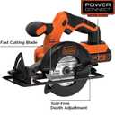 BLACK+DECKER 20V MAX POWERCONNECT 5-1/2 in. Cordless Circular Saw with Battery and Charger (BDCCS20C)