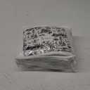 XTMYI 105 Inch White Cotton Linen Curtains 2 Panels Set Custom Length Back Tab Window Sheer Curtain Drapes for Living Room Bedroom, 50x105 in Long