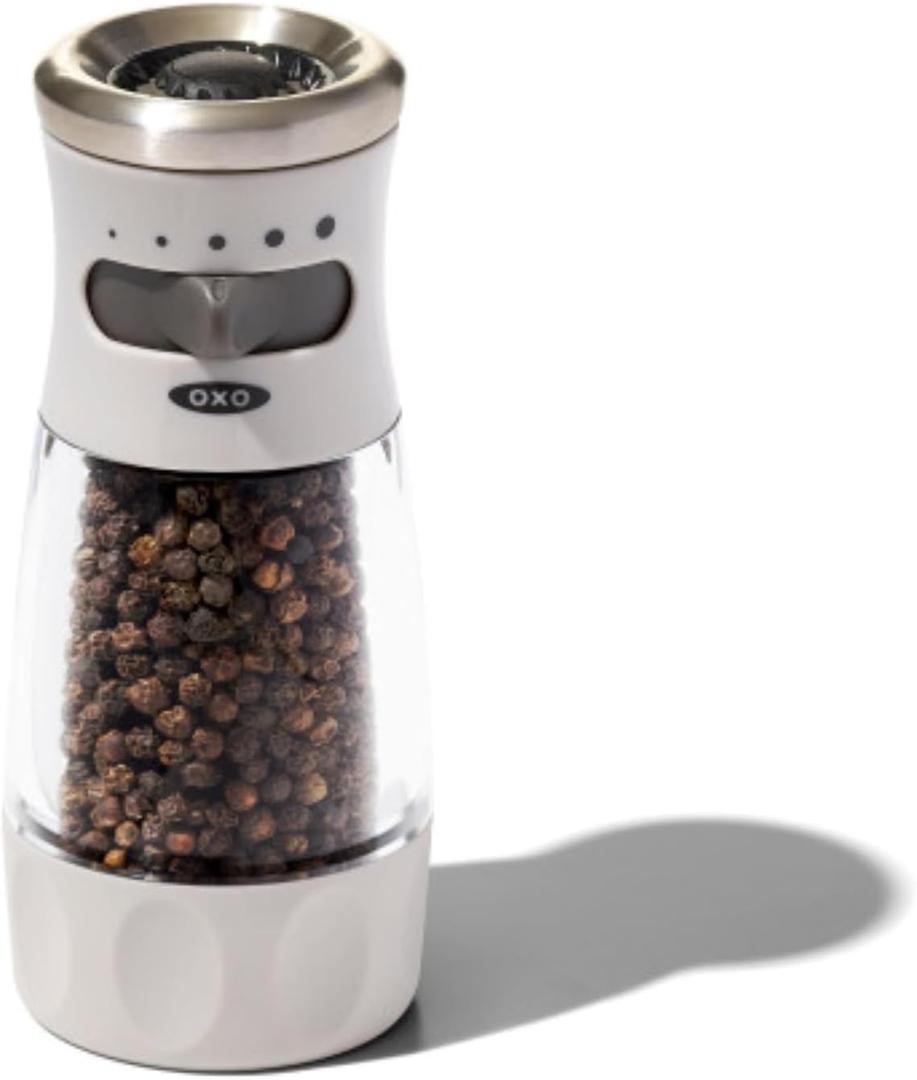 OXO Good Grips Contoured Mess-Free Pepper Grinder (Gray)