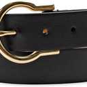 Cole Haan Women's Casual Fashion Belt (Large, Black)