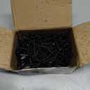 (150 pcs)#81-1/2" Black Truss Head Wood Screws Quick Metal Self Tapping Zinc Oxide