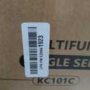 Horavie Mini Single Serve Coffee Maker for K Cup Pods and Ground Coffee, Fast Brew One Cup Coffee Machine with Descaling Reminder and Water Window, 6 to 12 oz. Brew Sizes, Gray