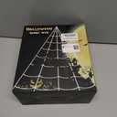 200" Halloween Spider Web + 59" Giant Spider Decorations, Triangular Huge Spiders Web and Hairy Scary Fake Spider, for Indoor Outdoor Porch Yard, Scary Haunted House Party, and Halloween Dcor