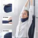 Neck Brace for Sleeping - Cervical Collar Relief Neck Pain and Neck Support Soft Foam Wraps Keep Vertebrae Stable for Relief of Cervical Spine Pressure for Women & Men (Blue, Small)