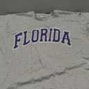 Florida Arched Dark Blue Text T-Shirt, XL