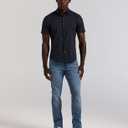Perry Ellis Men's Indigo Slim Fit 5-Pocket Denim Pants (Blue, L)