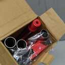 DSV Standard Window Squeegee, 2-in-1 Window Cleaner with 55" Extension Poles, Window Washing Kit, Glass Door Cleaner, Multi-Use Car Windshield Cleaning Tool with Long Handle for High Outdoor Windows