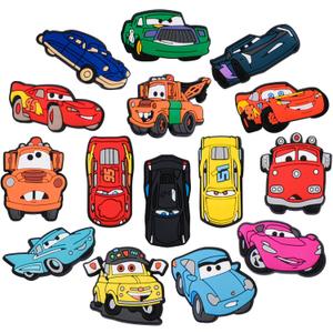 Men Women Super Car Shoe Charms Boys Girls Cartoon Car Shoes Decorations for Birthday Gifts