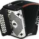 Hohner Accordions Panther 3-Row Diatonic Accordion (Black)