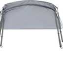 Intex Bimini Top Sun Shade Canopy Cover with Aluminum Frame for Mariner, Seahawk, Excursion, & Challenger Boat Models, Accessory Only, Gray