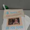 Heart's Sign Pregnancy Christmas Ultrasound Frame Stocking - Unique Christmas Gender Reveal Stocking | Baby on The Way Xmas 2025 Sonogram Frame | Gender Reveal Ideas