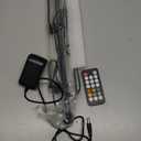 COVOART 15 inches LED Aquarium Light, 2.5W Fish Tank Light Underwater Light Submersible Crystal Glass Lights, 21 LED Beads 12 Colors 19 Modes Brightness Adjustable Memory Function IP68 Waterproof