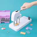 We R Makers, Jewelry Press Kit Machine, Includes 1 Jewelry Press, 34 piece Metal Stamping Kit, and Alignment Stickers