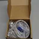 4 Pack 16 Inch Faucet Supply Line 3/8" Female Comp x 1/2" FIP 304 Stainless Steel Kitchen Bathroom Faucet Hose Connector