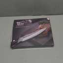 SYOKAMI Steak Knives Set of 8, 4.8 Inch Carbon Steel Japanese Style Non Serrated Dinner knives with Wooden Handle, Damascus Pattern Full Tang Design, Housewarming Holiday Cooking Gifts