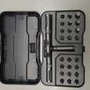 24 in 1 Magnetic Screwdriver Set, DIY Ratchet Mini Screwdriver Set, Removable self-Assembly Precision Screwdriver kit, Magnetic DIY Precision Tool kit for PC Mobile Watch Bicycle (Grey)