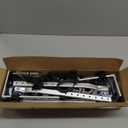 Nasjac Dog Wheelchair for Back Legs  Lightweight Portable Wheelchair with Reflective Stripes, Adjustable Pet Wheelchair Cart for Senior, Arthritis, Paralyzed, Injured, or Disabled Dogs (Black, M)