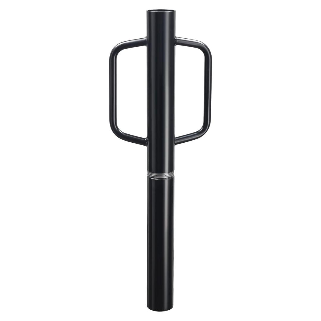 12 lbs T Post Driver with Handles Heavy Duty Fence Post Driver Post Pounder for T-PostsU ChannelMetal Post and Sign Post Pole Driver Tool,34 Inch Black