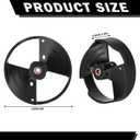 6 Inch Ice Auger Nylon Base - Heavy-Duty Wear-Resistant Corrosion-Proof Ice Fishing Accessory