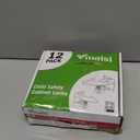 Vmaisi 12 Pack Cabinet Locks Child Safety Latches - Baby Proofing Cabinets Drawer Lock with Adhesive Easy Installation - No Drilling or Extra Screws (White) (Standard)