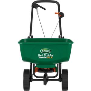 Scotts Turf Builder EdgeGuard DLX Broadcast Spreader for Seed, Fertilizer, Salt, Ice Melt, Holds up to 15,000 sq.ft. Product
