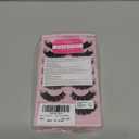 Mink Lashes Fluffy Wispy Lashes Natural Look 3D False Eyelashes D Curl Russian Strip Lashes 7 Pairs Short Fake Eyelash Pack by EYDEVRO