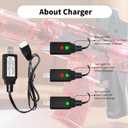 2 pcs 7.4V 1200mAh 5C Li-on Battery SM-2P Plug for Airsoft Gun Water Ball Gun Battery Gel Blaster