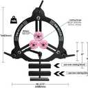 Woodturning Steady Rest MC-FS9 for 16inch,18inch and 20inch Swing Size Lathe for Spindle Woodturning.