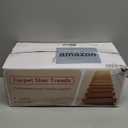 Stair Treads Non-Slip 16 Pack 8"x30" - Carpet Stair Runner for Indoor Wooden Steps with TPE Backing & Anti-Skid Surface, Reusable Adhesive Safety Rug for Kids/Elder/Pet-Friendly - Brown