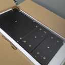 Nightstands Set of 2 with Drawers, Bedside Table Set of 2 with Storage Shelf, Heavy Duty End Side Table for Living Room Bedroom Small Space Sofa Couch, Wood Metal Night Stand, Easy to Assemble, Black