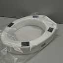 Carex Toilet Seat Riser, Elongated Raised Toilet Seat Adds 3.5 inches to Toilet Height, for Assistance Bending or Sitting, 300 Pound Weight Capacity Toilet Riser