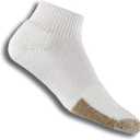 thorlos mens Tmx Max Cushion Ankle Tennis Socks (Large, White (1 Pair))