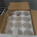 12pcs Glass Cylinder Vases for Centerpieces, 6 Inch Clear Flower Vases for Wedding Decorations and Indoor Home Decor, Hurricane Candle Holder for Table Shelf, Party