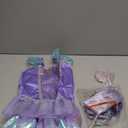 Meland Mermaid Dress - Little Mermaid Costume with Bag for Girls, Princess Dress Up for Birthday Gift, Halloween Costume (5-6 Years)