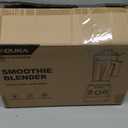 64 Oz Container for Smoothie Blender, Blenders for Kitchen with BPA-Free Cups, Blender for Smoothies for Ice Crushing, Frozen Drink, Sauces, Dishwasher Safe