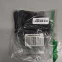 LONAI Bubble Ponytail Extension for Women,28 Inch Long Braided Wrap Around Synthetic Hair with Leather Cord, Straight Afro Puff, Braided Ponytail Extension Black