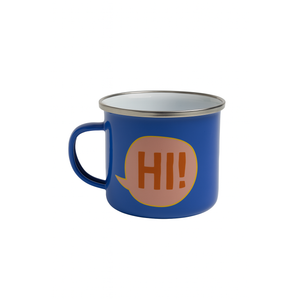 Tin Mug Blue, Hi