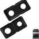 Drip Pans Cooktop for GE Spectra XL44 Gas Stove GE Oven Parts WB34K10009 WB34K10010 Rectangle Range Cooktop Drip Bowls for GE Gas Stove Drip Pans Oven Replacement Parts