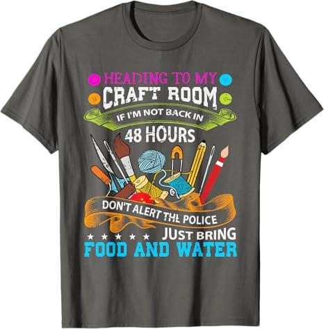 Scrapbooking Shirt Crafty Gift T-Shirt (Large, Asphalt Grey) Scrapbooking Shirt Crafty Gift T-Shirt (Large, Asphalt Grey)