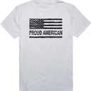 Rapiddominance America Tees Proud American (X-Large, White)