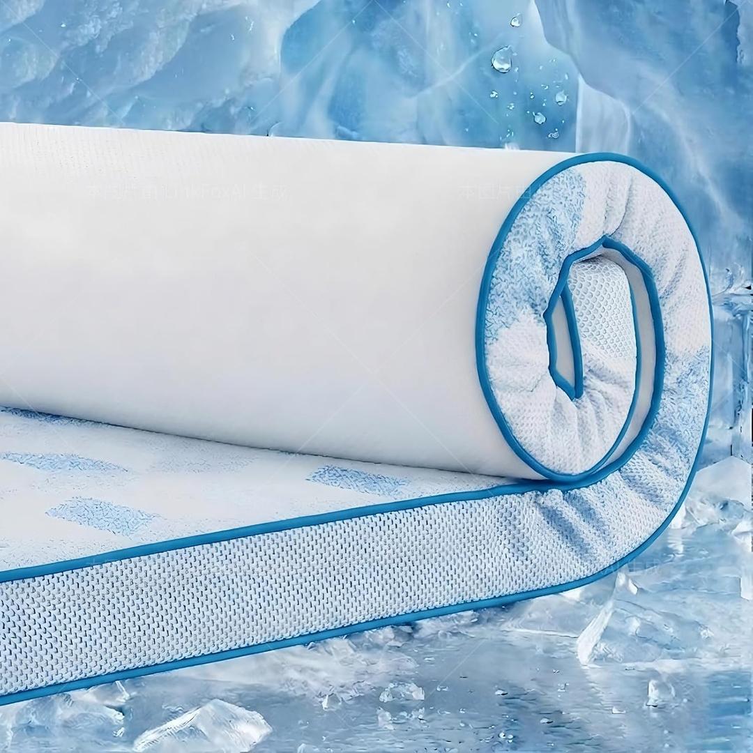 PERLECARE 3 Inch Full Mattress Toppers Medium Firm- Cooling Gel Memory Foam Mattress with Breathable Bamboo Viscose for Pressure Relief, Washable & Non-Slip, CertiPUR-US Certified & Oeko-Tex