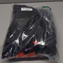 Motorcycle Rain Suit - Waterproof Jacket & Pants for Men & Women, Lightweight Nylon, Reflective, Multi-purpose for Riding, Fishing, Golf, Hunting, Camping (Large, Black Orange)