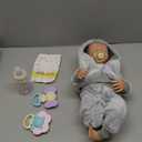 BABESIDE Lifelike Reborn Baby Dolls Boys - 17-Inch Real Baby Feeling Realistic-Newborn Baby Doll Full Body Vinyl Real Life Baby Dolls with Toy & Gift Box for Kids Age 3+