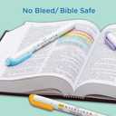 Zebra Pen Mildliner Dual-Tip Highlighter Marker Set, Broad and Fine Tips, No Bleed, Ideal for Bible Highlighting, Journaling, School and Office Supplies, Assorted Soft Hue Ink Colors, 8-Pack (78108)